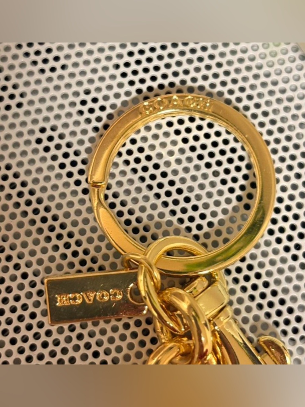Coach Glittery Red Cherry Keychain - Picture 5 of 15